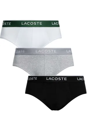 Lacoste Braguitas Pack de 3 calzoncillos de algodón elásticos para hombre