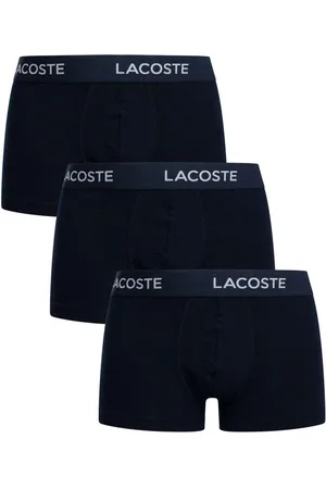 Lacoste Calzoncillos Pack de 3 baÃºles elásticos de algodón para hombre