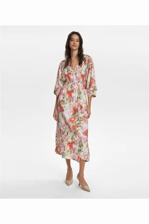 Numph Vestidos Numph Nuvinnie Dress Pristine para mujer