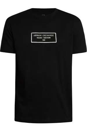 EAX Camiseta Box Logo camiseta para hombre