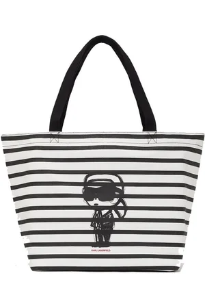 Karl Lagerfeld Bolso IKON PRINT STRIPE SHOPPER para mujer