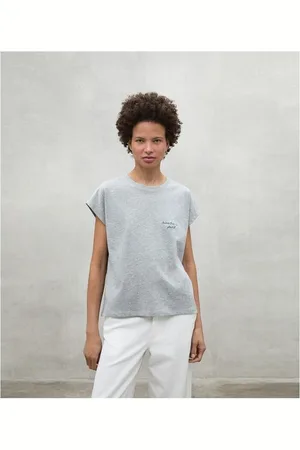 ECOALF Camiseta Namura Top Grey Melange para mujer