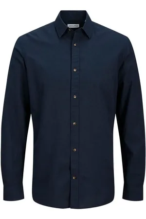 JACK & JONES Camisa manga larga 12269315 SUMMER-NAVY BLAZER para hombre