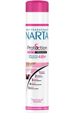 Narta Desodorantes Freshness Clean Protection 5 Spray Deodorant para mujer