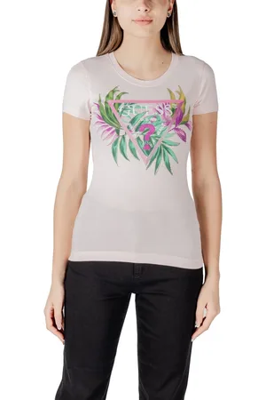 Guess Camiseta CN SS LEAF TRIANGLE W5GI07 J1314 para mujer