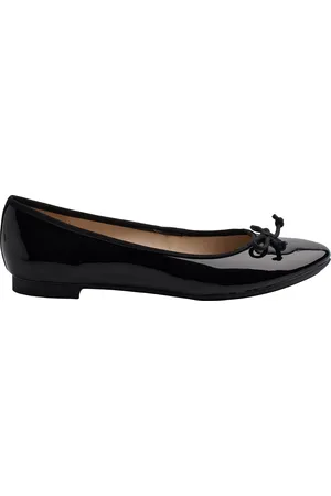 Clarks Bailarinas CAROUSEL-RIDE-BLACK LEATHER para mujer