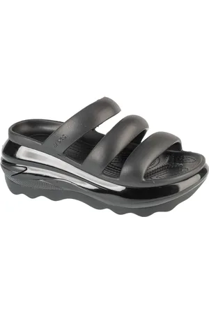 Crocs Pantuflas Classic Mega Crush Tripe Strap para mujer