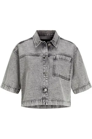 JJXX Chaquetas 12269044 SANDY-LIFGT GREY DENIM para mujer