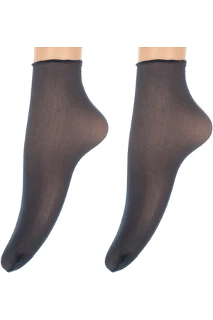 JOLIE FOLIE Calcetines TRANSPARENT-BLU para mujer