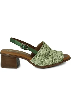 Aplauso Sandalias SANDALIAS DE TACÓN CON PLANTA DE GEL 2732 KAKI para mujer