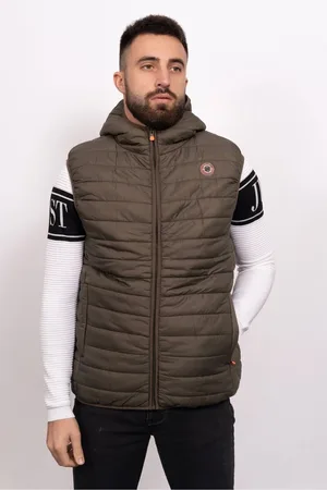 JUST EMPORIO Abrigo de plumas JE-NABIRAT para hombre