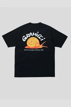 Gramicci Camiseta CAMISETA SNAIL TEE VINTAGE BLACK para hombre