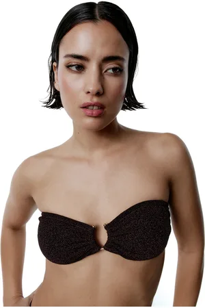 Black Limba Bikini Top bikini bandeau Nova para mujer