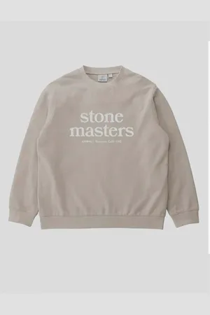 Gramicci Jersey SUDADERA STONEMASTERS SWEATSHIRT SAND PIGMENT para hombre