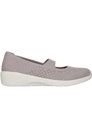 Skechers Bailarinas BAILARINAS ARYA TEJIDO TAUPE para mujer