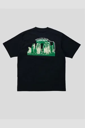 Gramicci Camiseta CAMISETA STONEHENGE TEE VINTAGE BLACK para hombre