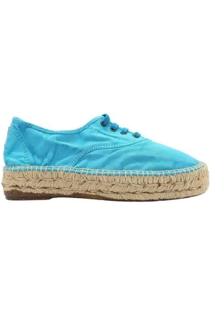 Natural World Alpargatas 687E - Aguamar para mujer