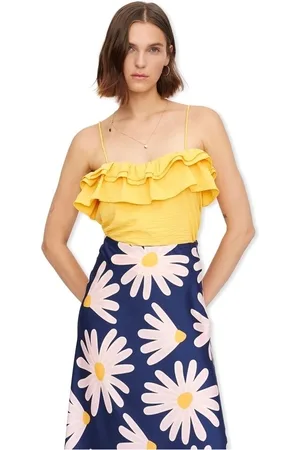 Compañía fantástica Blusa COMPAÑIA FANTÁSTICA Top 11322 - Yellow para mujer