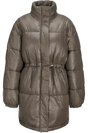 JJXX Abrigo Puffer Jacket Heather Shine - Morel para mujer