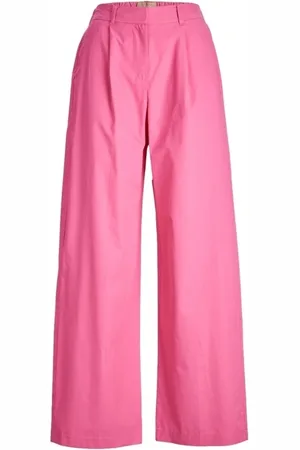 JJXX Pantalones Pants Vigga Wide - Carmine Rose para mujer