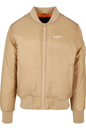 Ballin Abrigo de plumas Bomber Jack para hombre