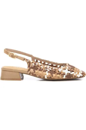 Carmela Zapatos de trabajo BAILARINA DESTALONADA DE PIEL TRENZADA 16218501 para mujer