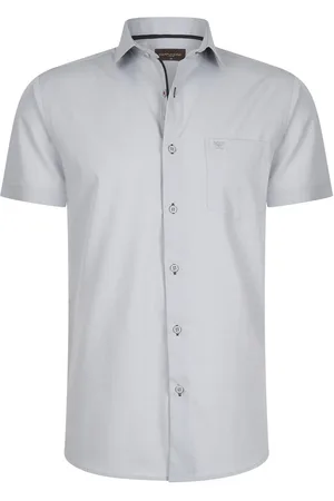 Cappuccino Italia Camisa Korte Mouw Grijs para mujer