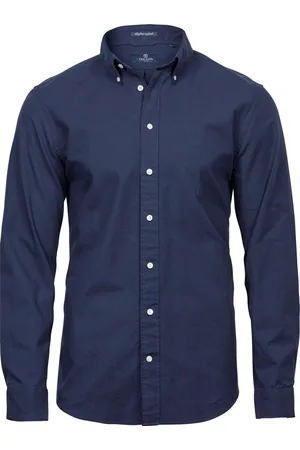 TeeJays Camisa manga larga Perfect para hombre