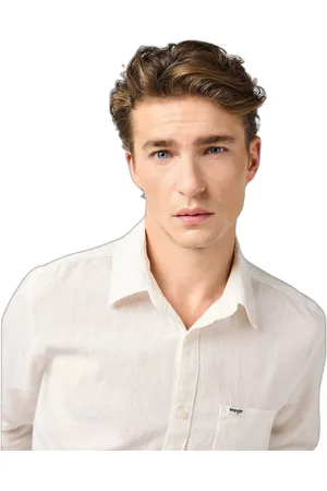 Wrangler Camisa manga larga Chemise 1 PKT para hombre