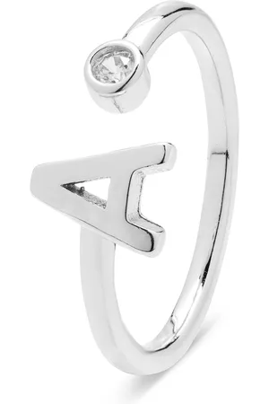 Luxenter Anillo Anillo - Alphabet para mujer