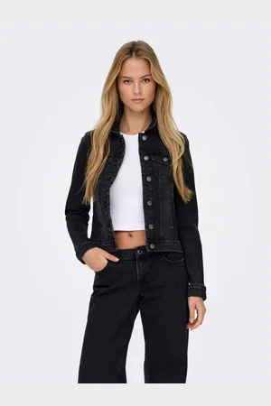 ONLY Chaquetas 15243147 WONDER-WASHED BLACK para mujer