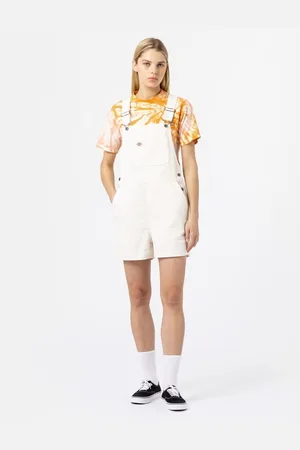 Dickies Mono DUCK CANVAS SHORT BIB SW - DK0A4XPTC431-CLOUD para mujer