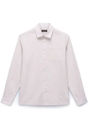 Napapijri Camisa manga larga G-BROLIO LS - NP0A4IDM-SB81 STRIPE para hombre