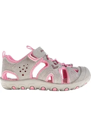 Pablosky Sandalias Grey-Pink Baby Sandals 981955 - Grey-Pink-Burgundy para niño
