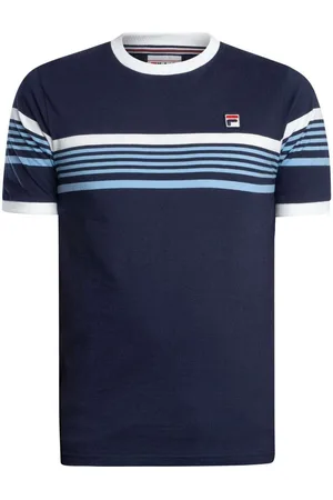 Fila Camiseta Camiseta de rayas teñidas con hilo de James para hombre