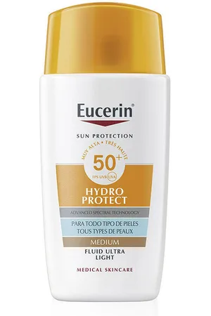 Eucerin Protección solar Sun Protection Hydro Protect Fluido Con Color Spf50+ medium para mujer