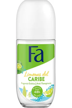 FA Desodorantes Caribbean Lemons 48h Roll-on Deodorant 50ml para mujer