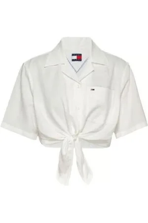 Tommy Hilfiger Blusa CAMISA LINEN MUJER para mujer