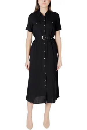 VERO MODA Vestido largo Vmeasy Joy Gold 7/8 Shirt Wvn Ga 10328107 para mujer