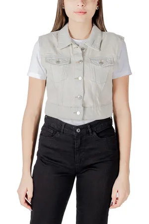 ONLY Chaqueta Onlbeverly Vest Tint Bleach Dnm Red Tai 15341352 para mujer