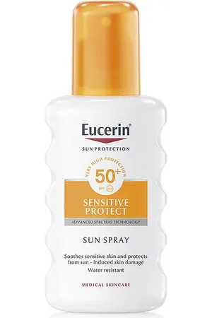 Eucerin Protección solar Sunscreen Spray Sensitive Protect SPF 50+ 200 ml para mujer