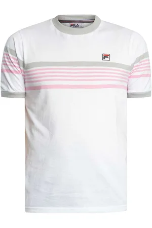Fila Camiseta Camiseta de rayas teñidas con hilo de James para hombre