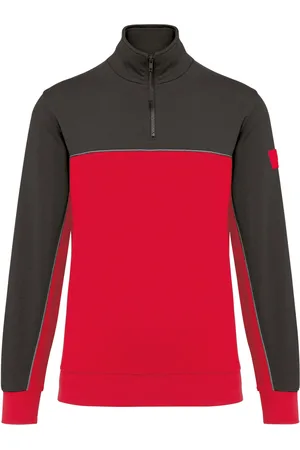 WK. Designed To Work Jersey Sweatshirt écoresponsable col zippé para mujer