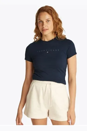 Tommy Hilfiger Camiseta CAMISETA SLIM TONAL MUJER para mujer