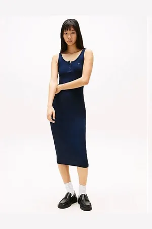 Tommy Hilfiger Falda VESTIDO BUTTON TANK MUJER para mujer