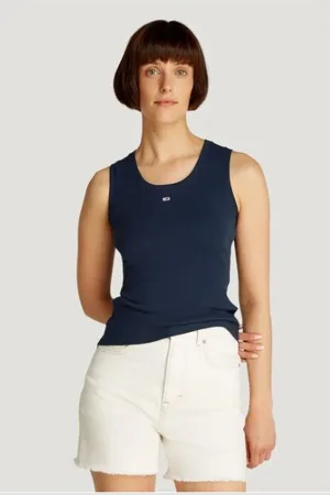 Tommy Hilfiger Camiseta tirantes TOP ESSENTIAL RIB MUJER para mujer