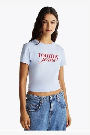 Tommy Hilfiger Camiseta CAMISETA SLIM LOGO MUJER para mujer