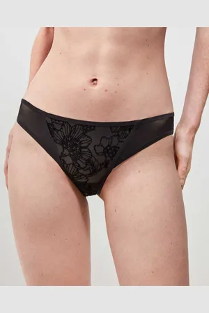 GISELA Braguitas Braguita clásica con encaje floral refinado para mujer