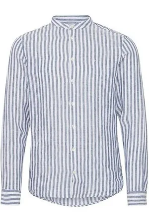 Casual Friday Camisa manga larga Chemise lin Anton CC para hombre