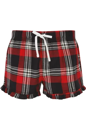 Skinni Fit Short Short motif tartan femme para mujer